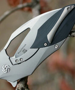 Kizer Cutlery Kizer 4502A1 Megatherium, 3.65" CPM-S35VN Plain Blade, Titanium/Carbon Fiber Handle -Knifeworks Sales Store 4502a1.2 79677.1566586002