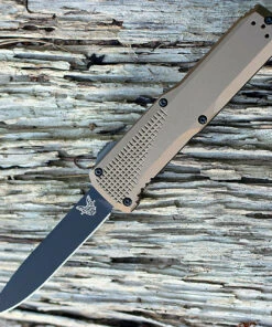 Benchmade Knives Benchmade BM4600DLC-1 PHAETON Auto, 3.45" CPM-S30V SS Plain Blade, Anodized Aluminum Handle