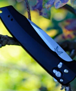 Benchmade Knives Benchmade Arcane 490, 3.2" CPM-S90V Plain Blade, Black Aluminum Handle -Knifeworks Sales Store 490.2 77535.1566586724