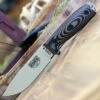 ESEE Knives ESEE-4 4DT-005, 4.5" 1095 Carbon Steel DT Plain Blade, Coyote/Black G10 3D Handle, Black Sheath