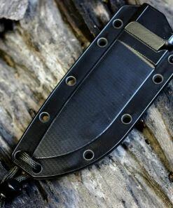 ESEE Knives ESEE 4P-MB-DE Dark Earth Brown, With Molle Back and Clip Plate, Plain Edge -Knifeworks Sales Store 4p molded sheath 3 88329.1566589408