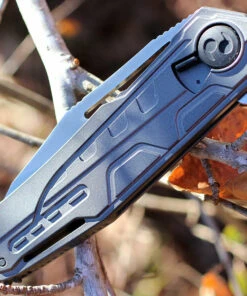 CRKT 5040 Raikiri Dew Hara Field Strip Linerlock, 3.75 in Whancliff Plain Blade, Cold Forged Aluminum Handle -Knifeworks Sales Store 5040.2 34108.1566585900