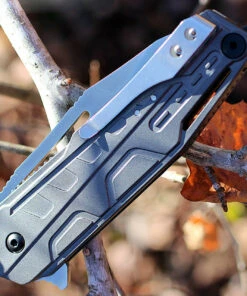 CRKT 5040 Raikiri Dew Hara Field Strip Linerlock, 3.75 in Whancliff Plain Blade, Cold Forged Aluminum Handle -Knifeworks Sales Store 5040.3 49433.1566585900