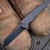 Pro-Tech Malibu Button Lock - Blk (3.25" CPM-20CV Blk Reverse Tanto) 5203