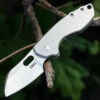 CRKT 5311 Pilar, 2.4" 8Cr13MoV Plain Blade, Stainless Handles