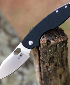 CRKT 5317 Pilar III Folder, 2.97" 8Cr13MoV Satin Plain Blade, G10 / Stainless Steel Handle