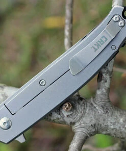 CRKT 5320 Vizzle, 3.35" 8Cr13MoV Plain Blade, SS Handle -Knifeworks Sales Store 5320.3 64437.1566585907