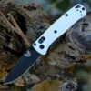 Benchmade Knives Benchmade 533BK-1 Mini Bugout, 2.82" CPM-S30V Black Cerakote Blade, White Grivory Handle