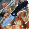 CRKT 5370 Terrestrial, 3.35" 8Cr13MoV Plain Blade, Black G-10 Handle