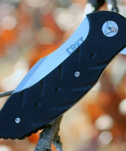 CRKT 5370 Terrestrial, 3.35" 8Cr13MoV Plain Blade, Black G-10 Handle -Knifeworks Sales Store 5370.3 09705.1566585917