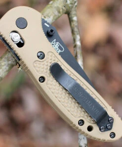 Benchmade Knives Benchmade Griptilian 551BKSN-S30V, 3.45" S30V Drop Point Black Plain Blade, Sand Color Noryl GTX Handle -Knifeworks Sales Store 551bksn s30v.2 65186.1566586162