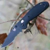 Benchmade Knives Benchmade Mini Griptilian 556SBK-S30V, 2.91" S30V Black Drop Point Combo Blade, Black Noryl GTX Handle