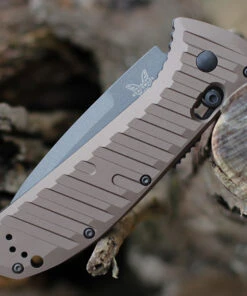 Benchmade Knives Benchmade 5700SGY Auto Presidio II, 3.72" CPM-M4 Gray Serrated Blade, Burnt Bronze 6061-T6 Aluminum Handle -Knifeworks Sales Store 5700SGY 1 46284.1610562955