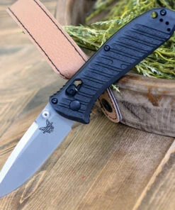 Benchmade Knives Benchmade 575-1 Mini Presidio II, 3.20" CPM-S30V Satin Plain Blade, CF-Elite Handle