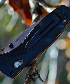 Benchmade Knives Benchmade Mini Barrage 585S, 2.91 in. 154CM Stainless Blade, Assisted Opening, Combo Edge -Knifeworks Sales Store 585s.2 12949.1566585864