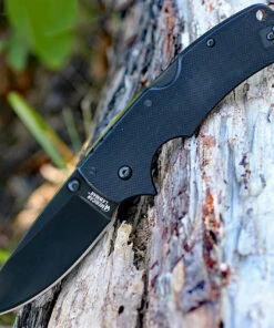 Cold Steel American Lawman 58B, 3.5" S35VN Black Plain Blade, G-10 Handle