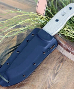 ESEE Knives ESEE Model 5, Canvas Micarta, Desert Tan Textured Powder Coat Blade -Knifeworks Sales Store 5P DT.3 98469.1599243276