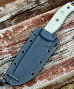 ESEE Knives, 5P-TG, Tactical Gray Plain Blade, Micarta Handle, Black Kydex Sheath and Clip Plate -Knifeworks Sales Store 5p tg e 79275.1566589439