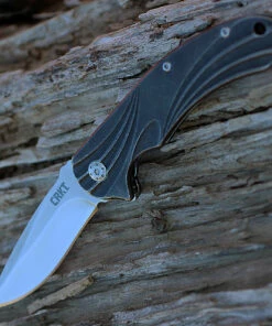 CRKT 6016 Williwaw, 3.02" 8Cr13MoV Plain Blade, Stainless Handle