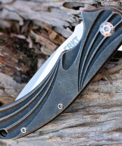 CRKT 6016 Williwaw, 3.02" 8Cr13MoV Plain Blade, Stainless Handle -Knifeworks Sales Store 6016.3 30725.1566585920