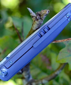 We Knife Co. We Knife Model 618 Blue Titanium (4" Bohler M390 Satin) 618F -Knifeworks Sales Store 618f.4 12769.1642261438