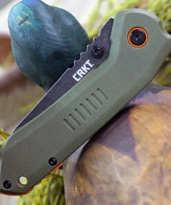 CRKT Overland CR6280, 2.977" 8Cr13MoV Black Stonewash Blade, G-10/2Cr13 SS Handle -Knifeworks Sales Store 6280.4 05759.1580928482