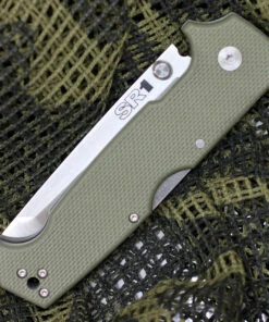 Cold Steel 62LA SR1 Tanto, 4" CPM-S35VN Plain Blade, OD Green G-10 Handle -Knifeworks Sales Store 62la 08201.1584716079
