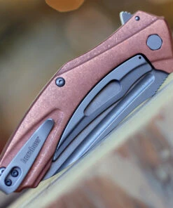 Kershaw Knives Kershaw Natrix-Copper XL KS7008CU, 3.7" D2 Steel Stonewash Plain Blade, Copper SS Handle 5 Kershaw Knives Kershaw Natrix-Copper XL KS7008CU, 3.7" D2 Steel Stonewash Plain Blade, Copper SS Handle -Knifeworks Sales Store 7008CU.2 84328.1612378354