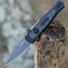 Kershaw Knives Kershaw 7125 Launch 12, 2.5 CPM154 Black Stonewash Blade, Black Aluminum w/Carbon Fiber Insert Handle