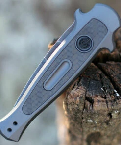 Kershaw Knives Kershaw 7125 Launch 12, 2.5 CPM154 Black Stonewash Blade, Gray Aluminum w/Carbon Fiber Insert Handle -Knifeworks Sales Store 7125GRYBW.3 30752.1607461799