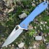 We Knife Co. We Knife 715D Ignition, 3.4" VG-10 Plain Blade, Blue G-10 Handle