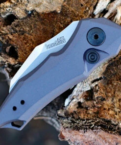 Kershaw Knives Kershaw 7350 Launch 10, 1.9" CPM 154 Plain Blade, Gray Aluminum Handle -Knifeworks Sales Store 7350.3 22862.1572638214