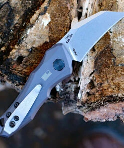 Kershaw Knives Kershaw 7350 Launch 10, 1.9" CPM 154 Plain Blade, Gray Aluminum Handle -Knifeworks Sales Store 7350.4 31858.1572638214