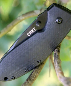 CRKT 7740 Gungho, 2.75" 8Cr13MoV Plain Blade, Black G-10 Handle -Knifeworks Sales Store 7740.3 81619.1566586005