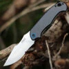 CRKT 7920 P.S.D. Assisted Opening, 3.63" 1.4116 Steel Satin Plain Blade, Black G10 w/ Carbon Fiber Overlay Handle