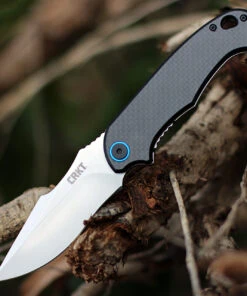 CRKT 7920 P.S.D. Assisted Opening, 3.63" 1.4116 Steel Satin Plain Blade, Black G10 w/ Carbon Fiber Overlay Handle