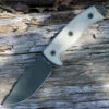 Ontario 8691 Rat-5 OD Green, 5" 1095 Plain Blade, Tan Micarta Handle