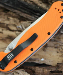 Ontario RAT Model 1 Folder, 3.5" D2 Blade Steel, Orange Handle -Knifeworks Sales Store 8867or.1 22614.1566587404