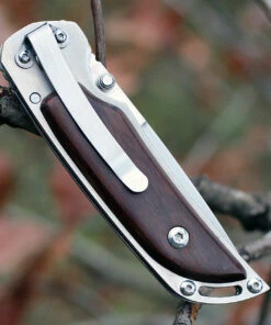 Marttiini Knives Marttiini 912111 Taittoveitsi MFK, 3.25" Stainless Plain Blade, Rosewood Handle -Knifeworks Sales Store 912111.2 30471.1566585996