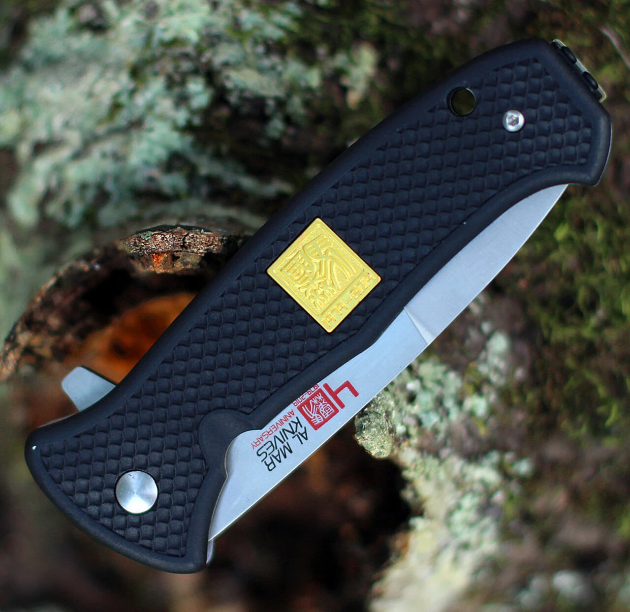 Al Mar 40th Anniversary Collection AMK9202, 3.6" D2 Steel Plain Blade, FRN Handle 2 Al Mar 40th Anniversary Collection AMK9202, 3.6" D2 Steel Plain Blade, FRN Handle - Image 2