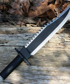 Rambo 9295 First Blood Part II Signature Edition, 10" 420 Plain Blade, Black Nylon Cord-wrapped Handle -Knifeworks Sales Store 9295.1 02282.1566586028