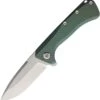 PMP Knives Revenge II - Green Titanium (3.74" M390 Satin) PMP010