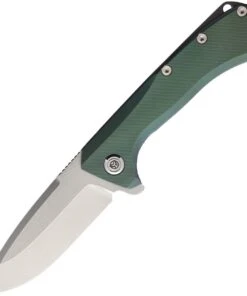 PMP Knives Revenge II - Green Titanium (3.74" M390 Satin) PMP010