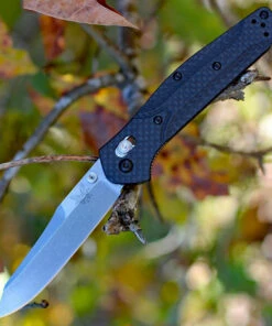 Benchmade Knives Benchmade Osborne 940-1 Axis Lock Osborne, 3.4 in CPM-S90V Blade, Carbon Fiber, Plain Edge