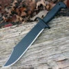 Cold Steel 97SMBWZ Black Bear Bowie Machete, 12" 1055 Plain Blade, Black Polypropylene Handle