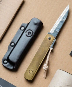 Andersson & Copra Urban Husky - Brass (2.8" Damasteel Dam) ACDAMB -Knifeworks Sales Store ACDAMB.2 82453.1644011507