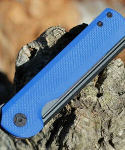 Arcform Darcform Slimfoot Folding - Blk Ti / Blue G10 (3.5" M390 Blk) -Knifeworks Sales Store AF45156.2 64378.1646163260