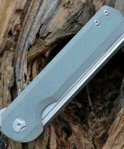 Arcform Slimfoot Folding - Ti / Gray G10 (3.5" M390 Satin Sheepsfoot) -Knifeworks Sales Store AF45157.3 99738.1645633086