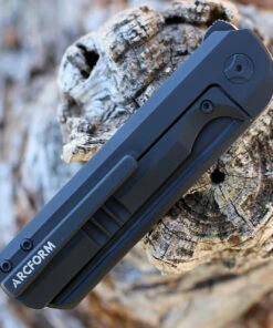 Arcform Darcform Slimfoot Folding - Blk Ti / Gray G10 (3.5" M390 Blk) -Knifeworks Sales Store AF45158.2 57740.1646165766