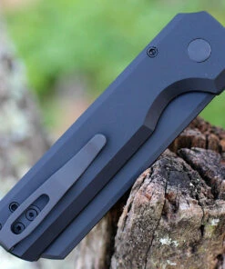 Arcform Operator Slimfoot Automatic - Blk Alum w/ Tritium Button (3.0" 154CM Blk) ARC-081 -Knifeworks Sales Store ARC081.5 83550.1638976704